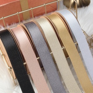Cinta de Satén Personalizada de una Cara, Reciclada, con Purpurina Impresa, Verde, Rosa, Dorado, para Envolver Regalos, 25mm, Color Sólido, Decorativa - Product Image 4