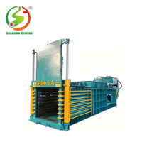 Compacteur horizontal de carton d'extérieur robuste pour le recyclage des déchets