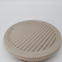 Grille d'aération ronde en plastique ABS, cache-poussière pour sortie de ventilation d'armoire, salle de bain, plafond