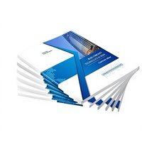 Brochures, livres et manuels personnalisés imprimés sur papier cuivré, reliés en couverture rigide, pour promotions d'entreprise