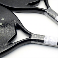 Service OEM/ODM Professionnel, Faible MOQ (50 pièces), Raquette de Padel avec Revêtement en Sable, Fibre de Carbone 3K, Forme Ronde, Qualité Premium