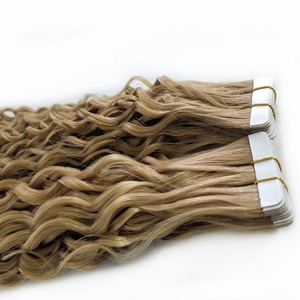 Extensiones de Cabello Humano con Cinta Adhesiva Invisible, Rizadas, Baratas, al Por Mayor, Sin Desprendimiento, Marca <span class=keywords><strong>KBL</strong></span> - Product Image 4