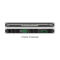 Amplificateur professionnel OEM à tension constante 70V/100V, série P, 4 canaux, classe D, connecteur Phoenix, puissance nominale RMS