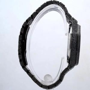 Reloj cronógrafo de acero inoxidable con diamantes VVS de diseñador, el más vendido, para uso deportivo y casual, disponible para la venta. - Product Image 4