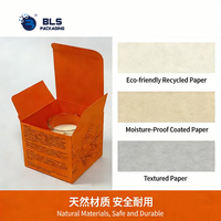 Boîtes en papier d'emballage orange de luxe imprimées avec estampage à chaud, pliables, personnalisées, pour bougies, lotions, fabricants
