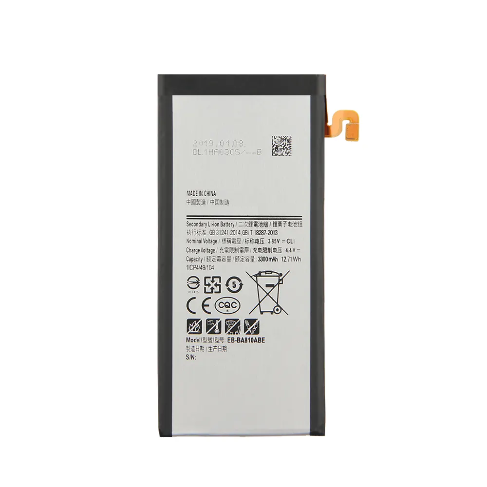 OEM Заводская 3300 мАч литиевая батарея EB-BA810ABE Samsung A8 2016 SM-A810F A810 A810s A810F/DS Сменный аккумулятор для телефона CE