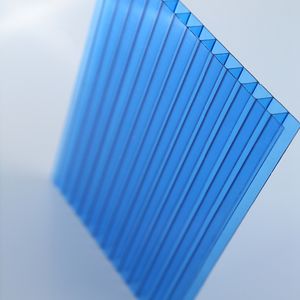 Hoja hueca de policarbonato de 4mm-12mm con protección UV, hojas solares y hojas en relieve de PC para <span class=keywords><strong>cubierta</strong></span> de techo de balcón - Product Image 2