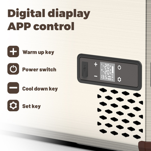 Glacière de voiture <span class=keywords><strong>Alpicool</strong></span> série AH à double zone, mini-congélateur portable à batterie, réfrigérateur à compresseur pour les voyages et les activités de plein air - Product Image 1