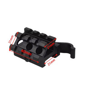 Support de lunette latérale tactique à point lumineux, montage rapide, montage supérieur, alliage d'aluminium, décalage de 45 degrés, adaptateur universel de 20 mm, chasse - Product Image 2