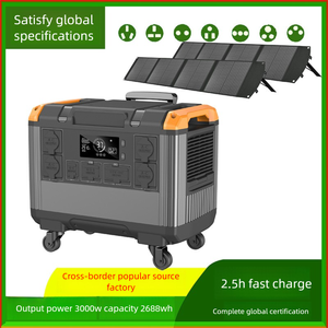 Xzj 2688wh 3000W 840000mAh 110V 230V sạc nhanh ngoài trời năng lượng cao cắm trại năng lượng lưu trữ cung cấp điện Trạm điện cầm tay - Product Image 2