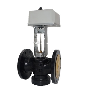 วาล์วน้ำมอเตอร์ Winvall แบบ 2 ทาง ขนาด 4 นิ้ว 24V 0-10V DN100 แบบหน้าแปลน Globe WVT-2-100+WVA33-2 แบบหน้าแปลน - Product Image 2