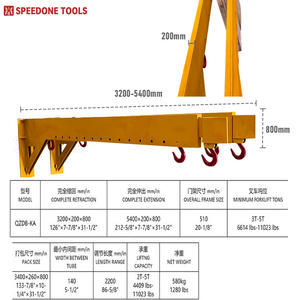 Телескопические насадки для вилочных погрузчиков от производителя с поворотным вилочным краном - Product Image 3