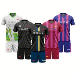 كرة القدم فارغة Uniforme كرة القدم Femenil الجملة الأزياء الرجعية مخصص ملابس رياضية الرجال ملابس كرة القدم - Product Image 1