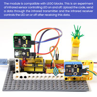 Sensor Pemancar Inframerah Keyestudio STEM Electronic Building Blocks