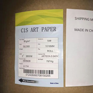 C1S Art <b>Paper</b> 80g Glossy Roll for Stickers <b>Paper</b> Making - Product Image 1