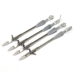 165mm de alta calidad de tiro con arco de acero inoxidable tiburón con cola dardo de pesca a Honda dardo arco pescado flechas - Product Image 2