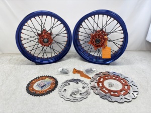 Motocross dirt bike <span class=keywords><strong>KX</strong></span> 250 <span class=keywords><strong>450</strong></span>, ruedas delanteras y traseras de 17 pulgadas, <span class=keywords><strong>Supermotard</strong></span> - Product Image 4