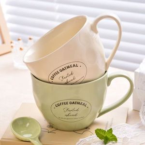 Factory Directly Sell Oat <b>Cup</b> Stoneware Ceramic Mug Microwave Safe Dishwasher Safe Eco-friendly Reusable - Product Image 6