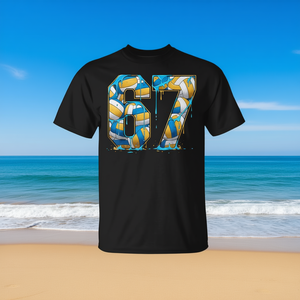 Camiseta de voleibol 67 Six Seven Sport Gen Alpha Z Meme Drip - Product Image 3