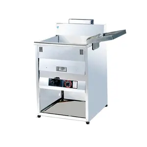 Cheap Price Custom Temperature-Controlled Vertical Gas Fryer Commercial Floor Type Deep Fryer