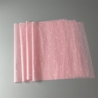 Papier de soie d'emballage cadeau personnalisé, imprimé avec logo, imperméable, recyclable, enduit de résine, pour vêtements, articles vestimentaires et chaussettes