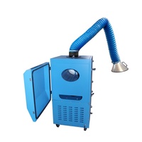 Nouveau dépoussiéreur mobile à cartouche, filtration haute efficacité, conception à double bras, construction en acier au carbone, garantie 1 an