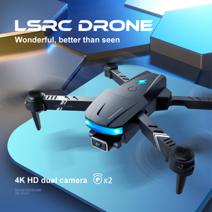 2021 Bán Buôn Mini Drone Với 4K HD Máy Ảnh Ống Kính Kép Drone-Avec-Cam Pocket Drone Với Ánh Sáng LED Wifi RC Máy Bay Đồ Chơi - Product Image 2