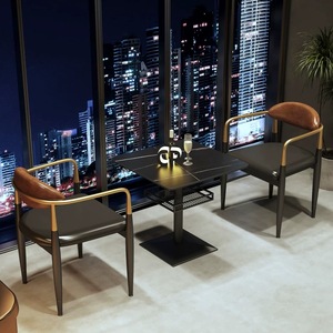 Colección de asientos y mesas de <span class=keywords><strong>bar</strong></span> de estilo industrial para bares de salón Música Diners <span class=keywords><strong>Tabernas</strong></span> Uso comercial - Product Image 3