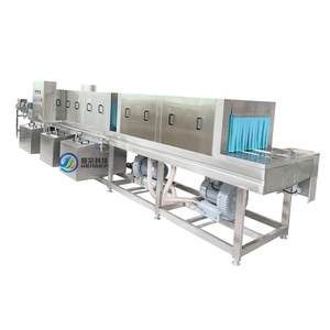Bakery Trays Washing Machines Automatic Plastic Box Washer For Plastic Crate