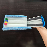 Recambio de Mopa de Microfibra Ecológica, Almohadilla de Limpieza con Código de Color para Áreas Públicas, Oficinas y Pisos Residenciales