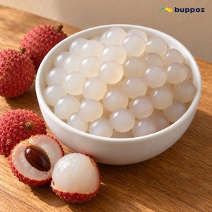 Perlas explosivas de lichi listas para comer al instante para el mercado de tiendas de té de burbujas de Taiwán - Product Image 1