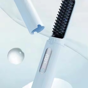 Hair <b>Straightener</b> Battery the Negative Rechargeable Generator Curer Ceramic Comb Straightening Mini <b>Wireless</b> Hair <b>Straightener</b> - Product Image 3