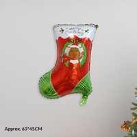 Ballon en aluminium en forme de couronne de Noël pour la décoration de fête de Noël, mur, fenêtre, maison, vacances