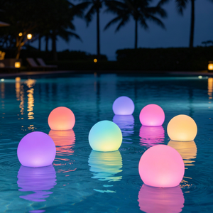 Lampe LED sphérique multicolore de 15 cm, rechargeable, <span class=keywords><strong>IP65</strong></span>, pour intérieur et extérieur, lampe de nuit pour chambre à coucher, décoration de la maison - Product Image 1
