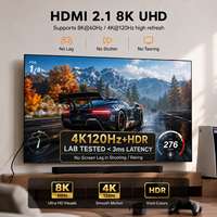 Adaptateur d'extension OEM DC en alliage d'aluminium pour connecteur TV, coupleur femelle-femelle 2.1 pour ordinateur portable, 8K60Hz 4K120Hz, pour moniteur TV PS5