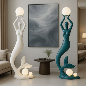 AFELLOW-Lampe de modélisation 3D pour hôtel, lampe de sculpture humaine, lampe d'art sirène, lampadaire, ornements d'extérieur - Product Image 3