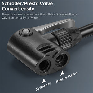 WEST BIKING-<span class=keywords><strong>Pompe</strong></span> à <span class=keywords><strong>Pied</strong></span> Portable, Valve Schrader et Presta pour Vélo de Route, Accessoires de Vélo, <span class=keywords><strong>Pied</strong></span>, <span class=keywords><strong>Vtt</strong></span> - Product Image 3