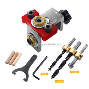 Plantilla de Perforación 3 en 1 Oem3, Aleación de Aluminio, Ajustable, Perforadora <span class=keywords><strong>Vertical</strong></span>, Guía de Perforación <span class=keywords><strong>para</strong></span> Bricolaje, Herramienta de Perforación <span class=keywords><strong>para</strong></span> Madera - Product Image 1