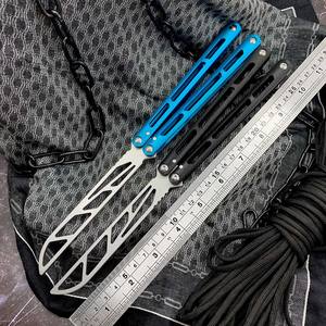 Лучшие игрушки для кемпинга, Складные Игрушки-бабочки, тренировочный инструмент с 420 сталью, настраиваемый, OEM, опора, открытый нож, качели - Product Image 6