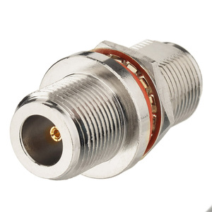 N Adapter 2XN Nữ Để Nữ Nut Vách Ngăn Coupler Adapter Cho <span class=keywords><strong>Wilson</strong></span> Di Động Booster WiFi Ăng Ten CB Đài Phát Thanh Phân Tích Đồng Trục cáp - Product Image 4