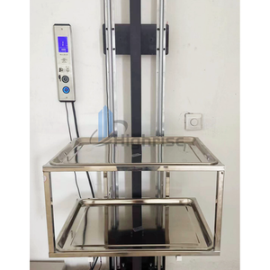 Mini <span class=keywords><strong>monte</strong></span>-<span class=keywords><strong>charge</strong></span> de cuisine en acier inoxydable, type plateau, capacité 50 kg, pour aliments - Product Image 4