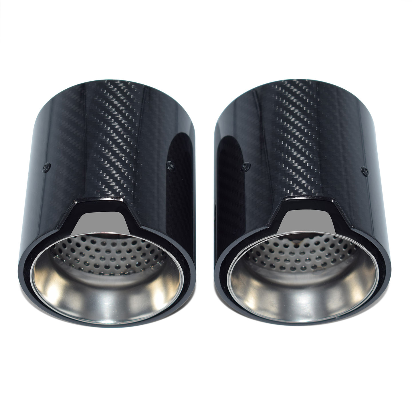 Argent mat carbone M (2PCS)