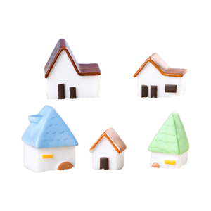 Mini decorazione piccole case <span class=keywords><strong>in</strong></span> miniatura <span class=keywords><strong>del</strong></span> <span class=keywords><strong>mondo</strong></span> decorativi simpatici regali creativi per bambini giocattolo <span class=keywords><strong>in</strong></span> resina casa delle bambole ornamenti artigianali - Product Image 1