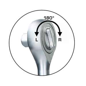 HERRAMIENTAS BRILLANTES-BT025900 Trinquete reversible de 3/4 '', 24 dientes-EAN 4042146862971 RATCHETS 3/4" - Product Image 4