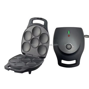 Aifa Arepe Machine à sandwich 6 trous 6 en 1 Plaques antiadhésives détachables Grille-pain à sandwich Machine à gaufres pour petit-déjeuner - Product Image 2