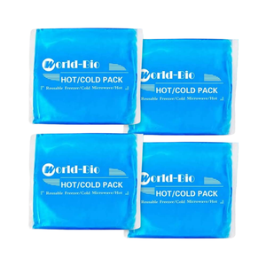 Compresses de gel chaud/froid réutilisables en PE de qualité médicale, non toxiques, pour le soulagement de la douleur, des blessures et la thérapie par compresse froide - Product Image 1