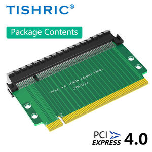 Tizric PCI-Express 5,0/4,0 16X адаптер карты PCIE 4,0 164Pin увеличивающая высоту карта с ATX 6Pin PWR разъем для DIY PC - Product Image 6