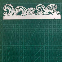 Matrices de découpe en acier au carbone Seawave Foam Metal, pochoirs de découpe DIY, matériel pour loisirs créatifs parent-enfant, artisanat transfrontalier gravé, nouveauté