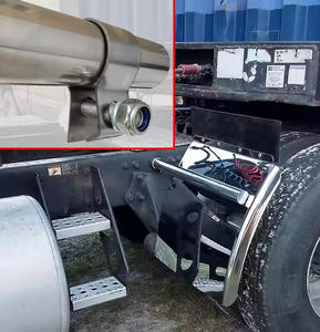 24x24inch 24x27inch 24x29inch Stainless Steel Quarter Set <strong>Mud</strong> <strong>Flap</strong> <strong>Hangers</strong> with Single Bolt Mounting Bracket Fit for Semi Truck - Product Image 2