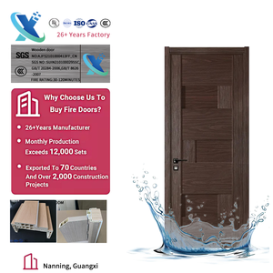 Vente sont remplis <span class=keywords><strong>de</strong></span> matériaux d'isolation acoustique et <span class=keywords><strong>de</strong></span> matériaux creux qui étanches et anti-insectes WPC portes pour salles <span class=keywords><strong>de</strong></span> bains - Product Image 2